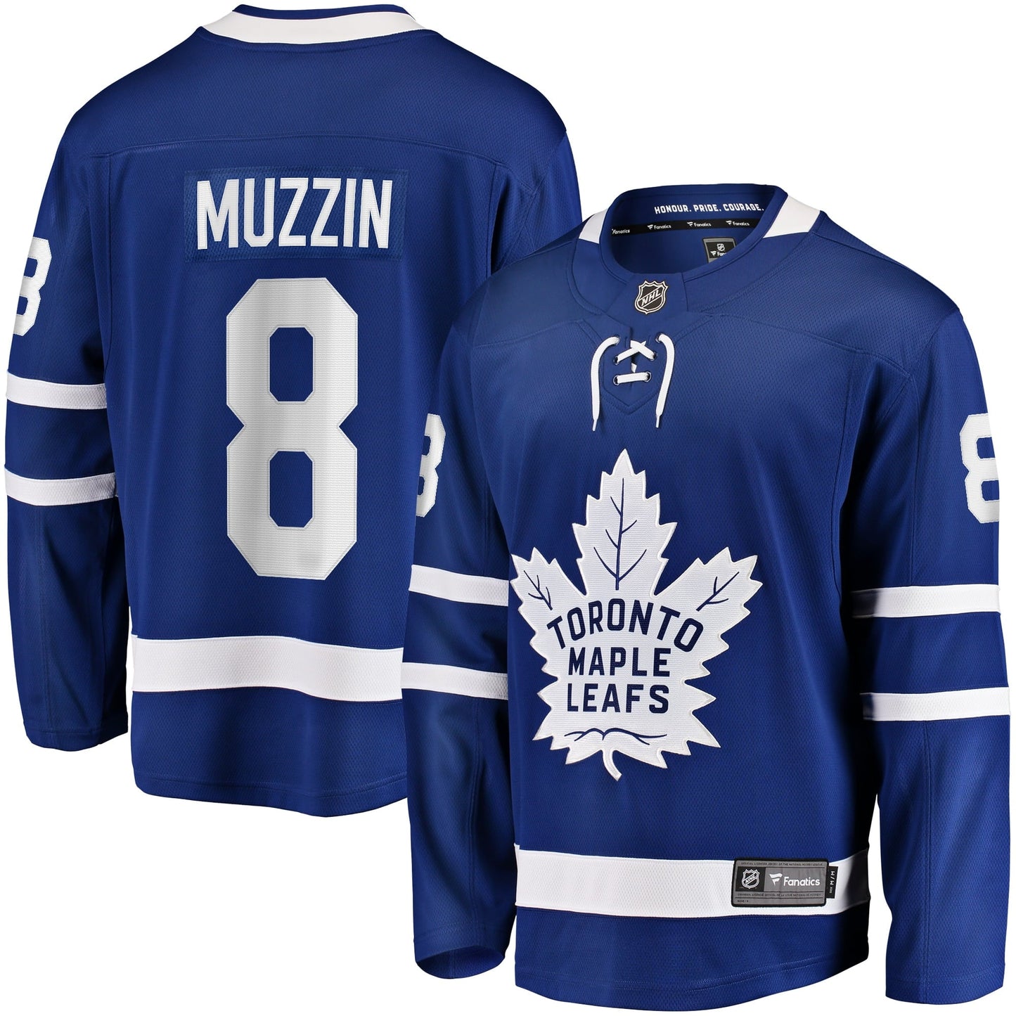 Men's Fanatics Branded Jake Muzzin Blue Toronto Maple Leafs Replica Player Jersey