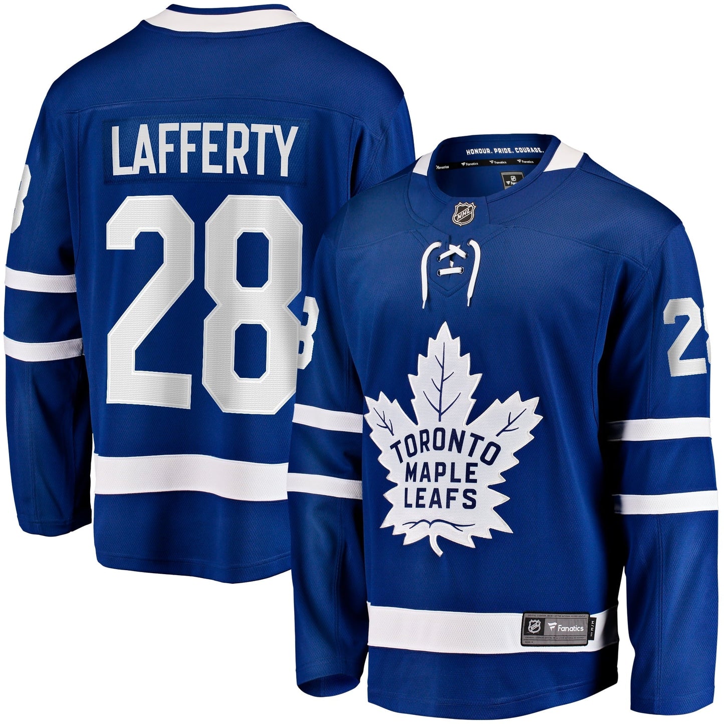 Men's Fanatics Branded Sam Lafferty Blue Toronto Maple Leafs Home Breakaway Jersey