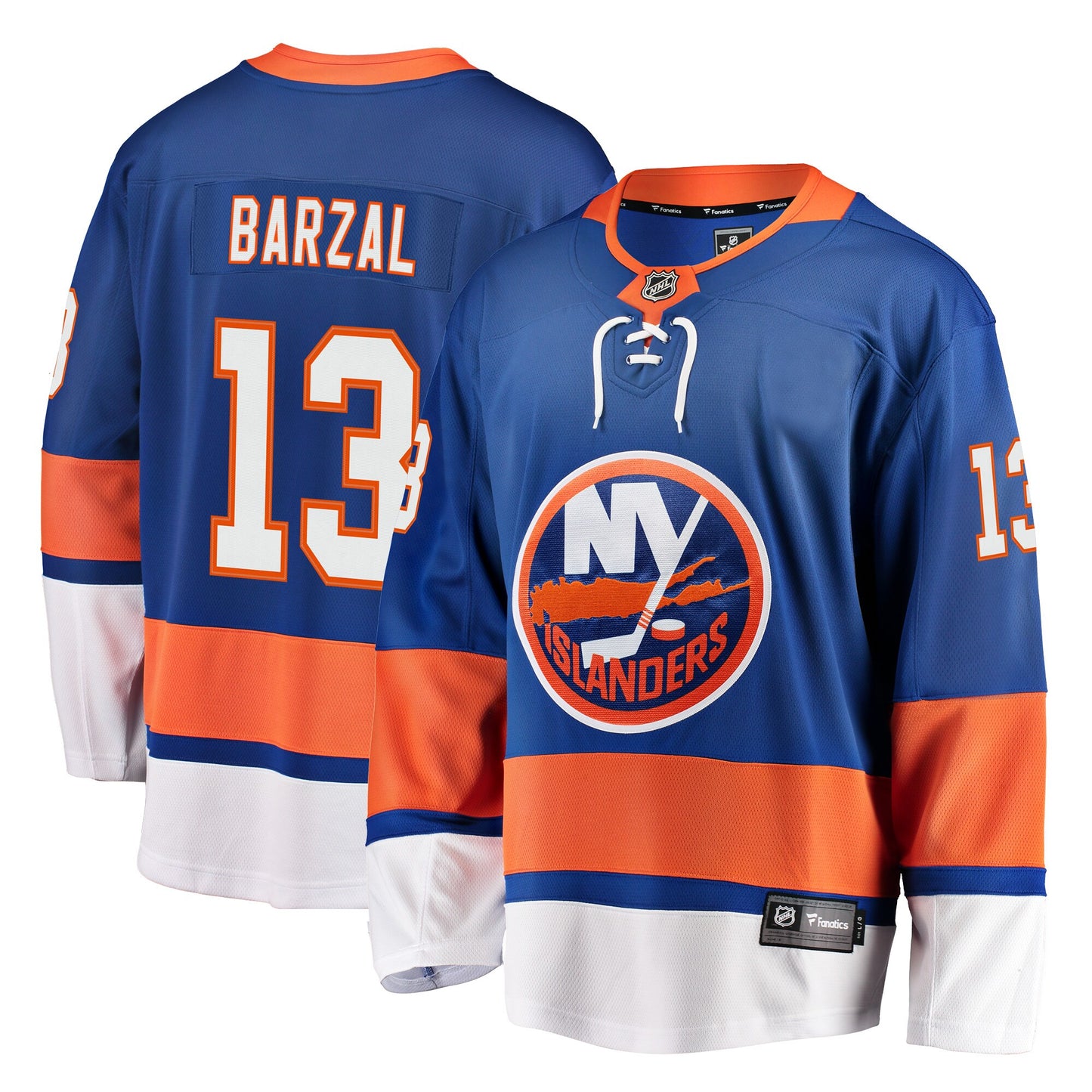 Mathew Barzal New York Islanders Fanatics Branded Home Premier Breakaway Player Jersey - Royal