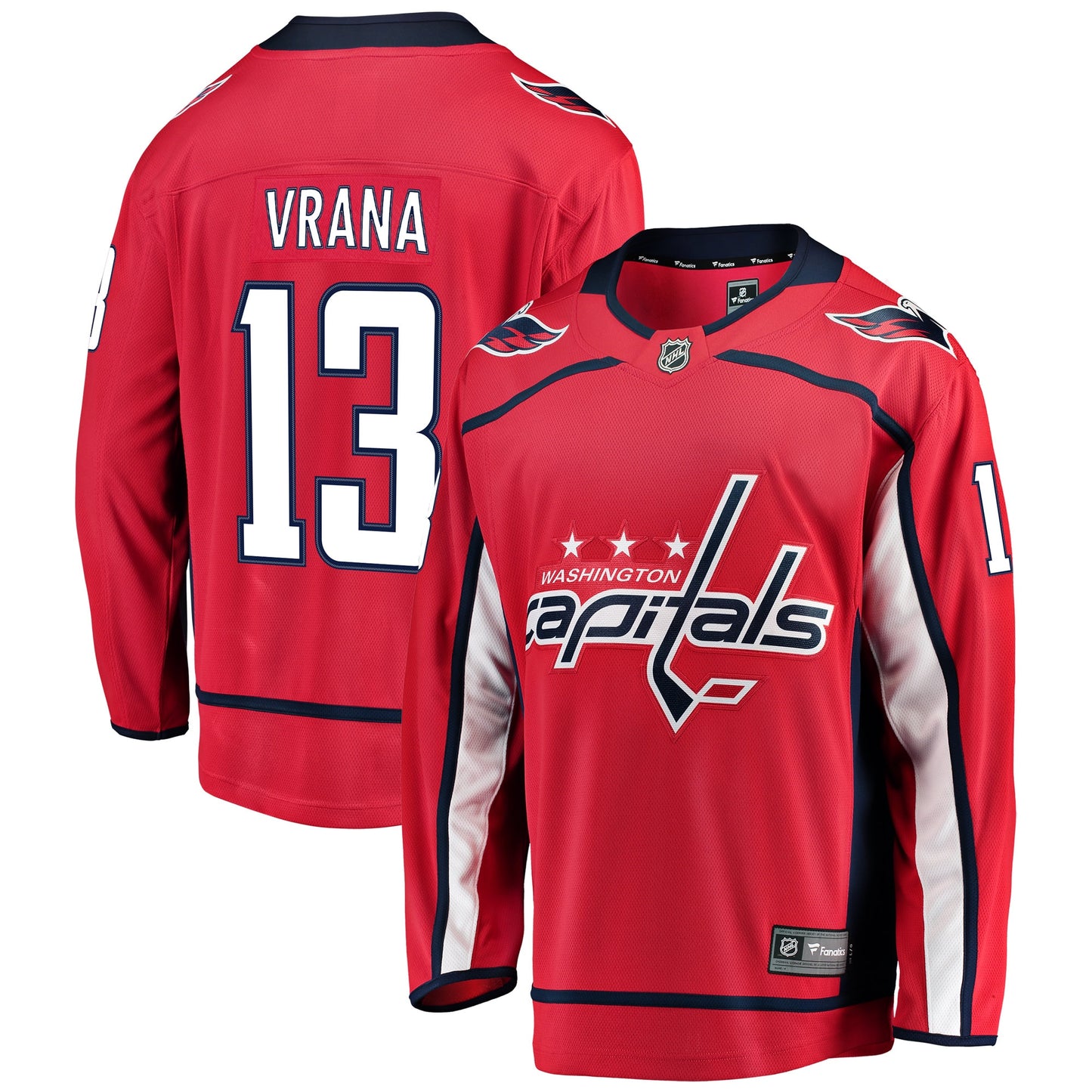 Jakub Vrana Washington Capitals Fanatics Branded Home Breakaway Player Jersey - Red