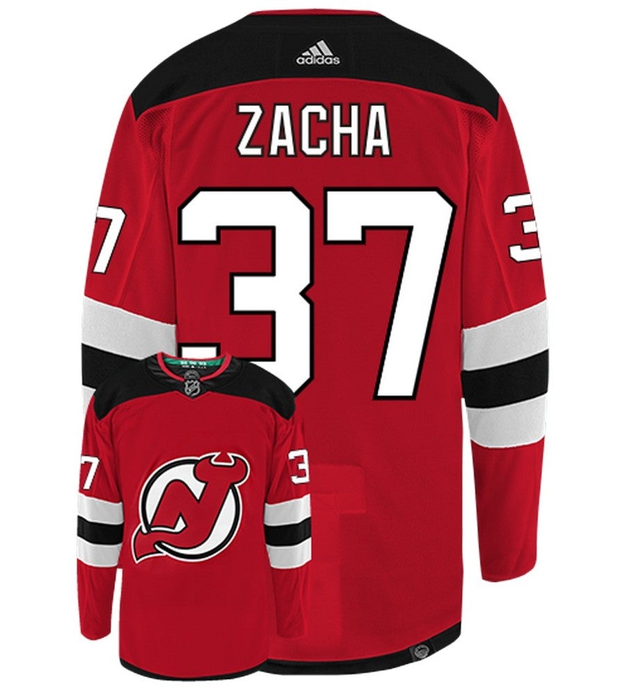 Pavel Zacha New Jersey Devils Adidas Primegreen Authentic NHL Hockey Jersey