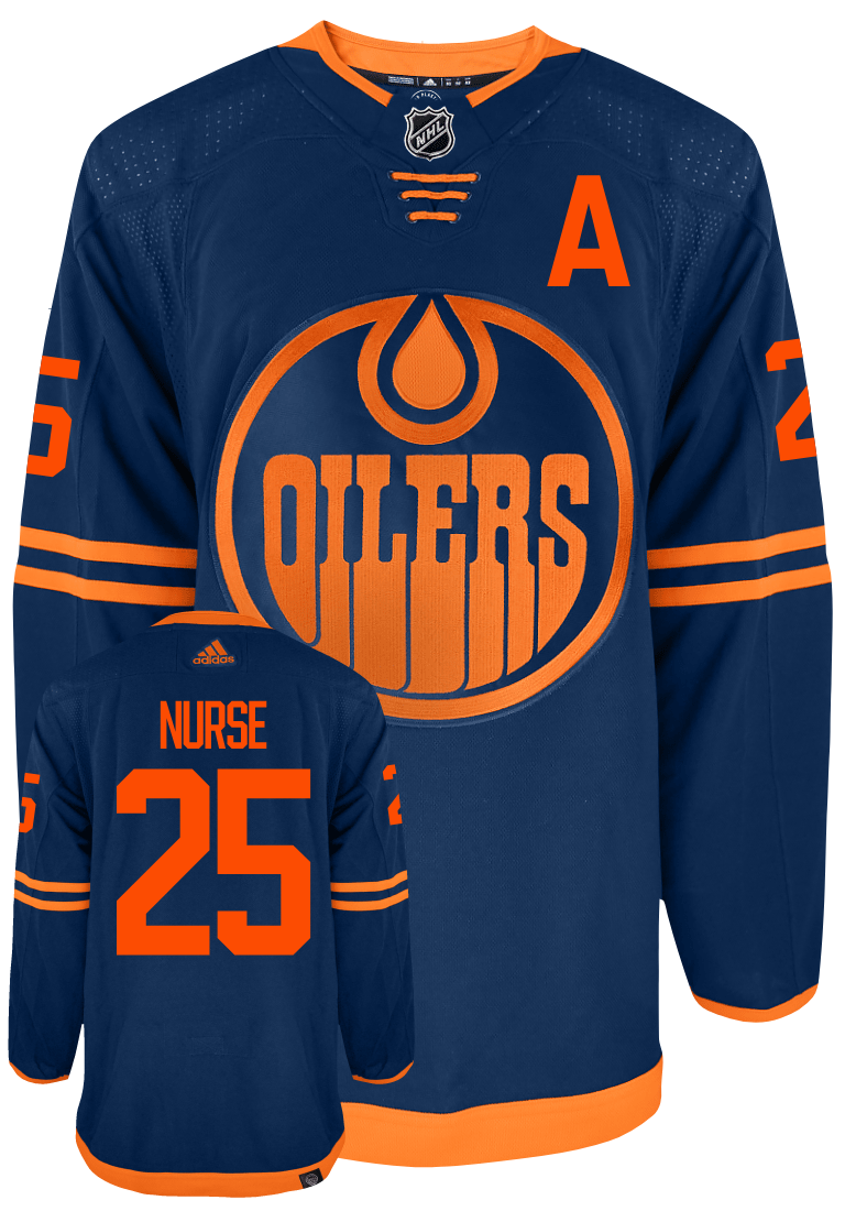 Darnell Nurse Edmonton Oilers Alt Adidas Primegreen Authentic NHL Hockey Jersey