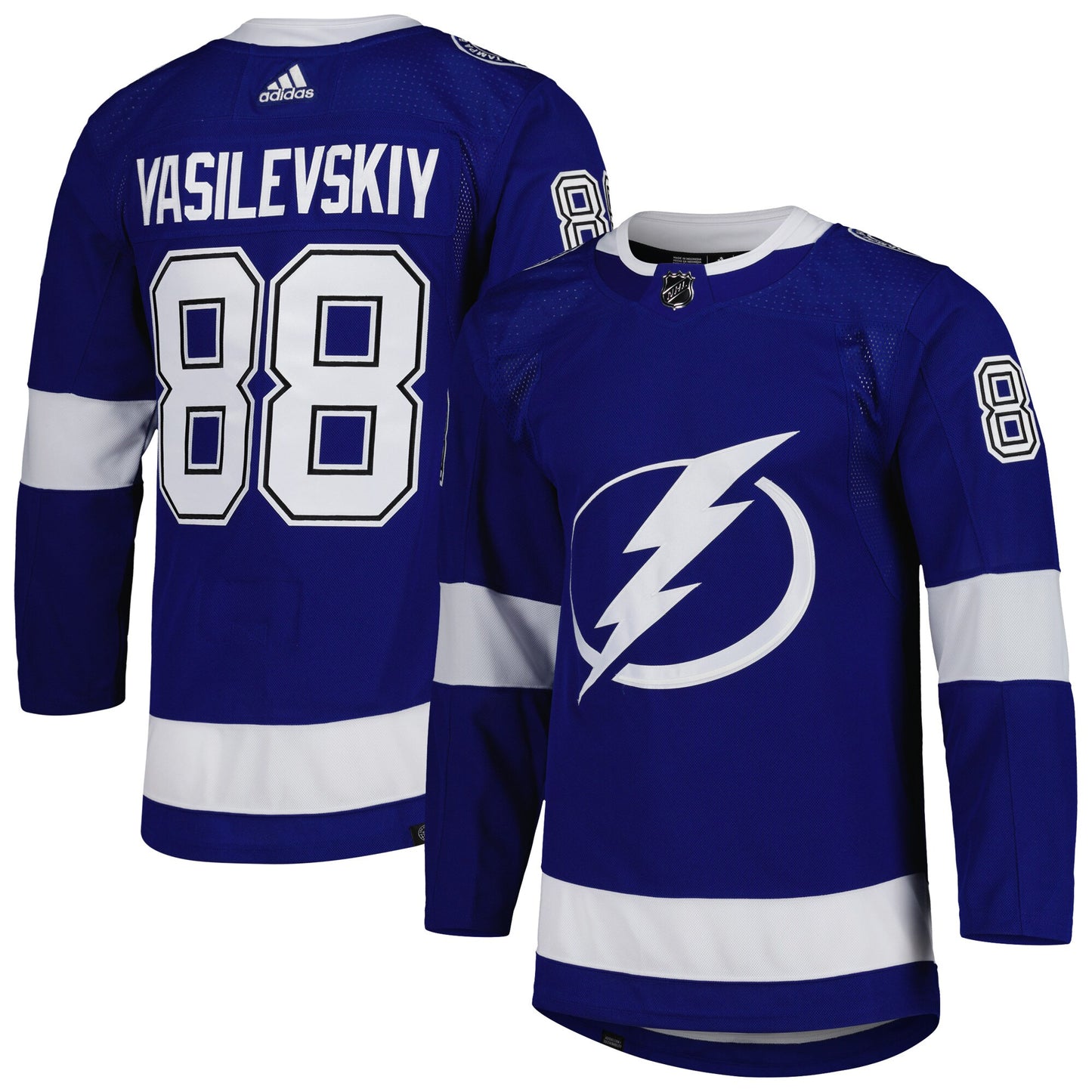 Andrei Vasilevskiy Tampa Bay Lightning adidas Primegreen Authentic Pro Player Jersey - Blue