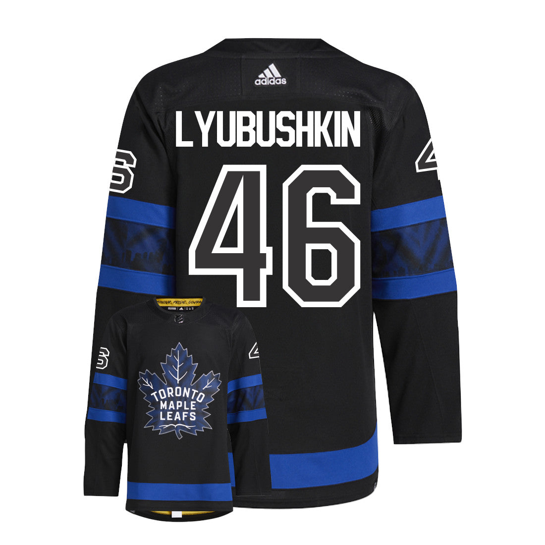 Ilya Lybushkin Toronto Maple Leafs Adidas Primegreen Authentic NHL Hockey Jersey