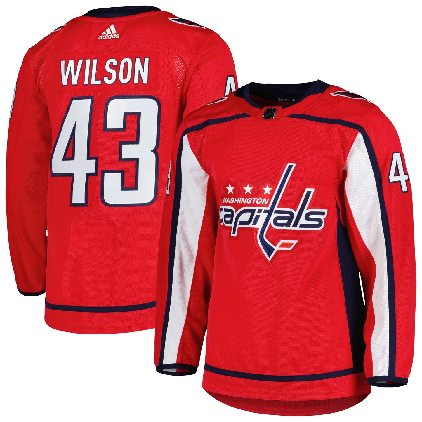 Tom Wilson Washington Capitals adidas Primegreen Authentic Pro Player Jersey - Red