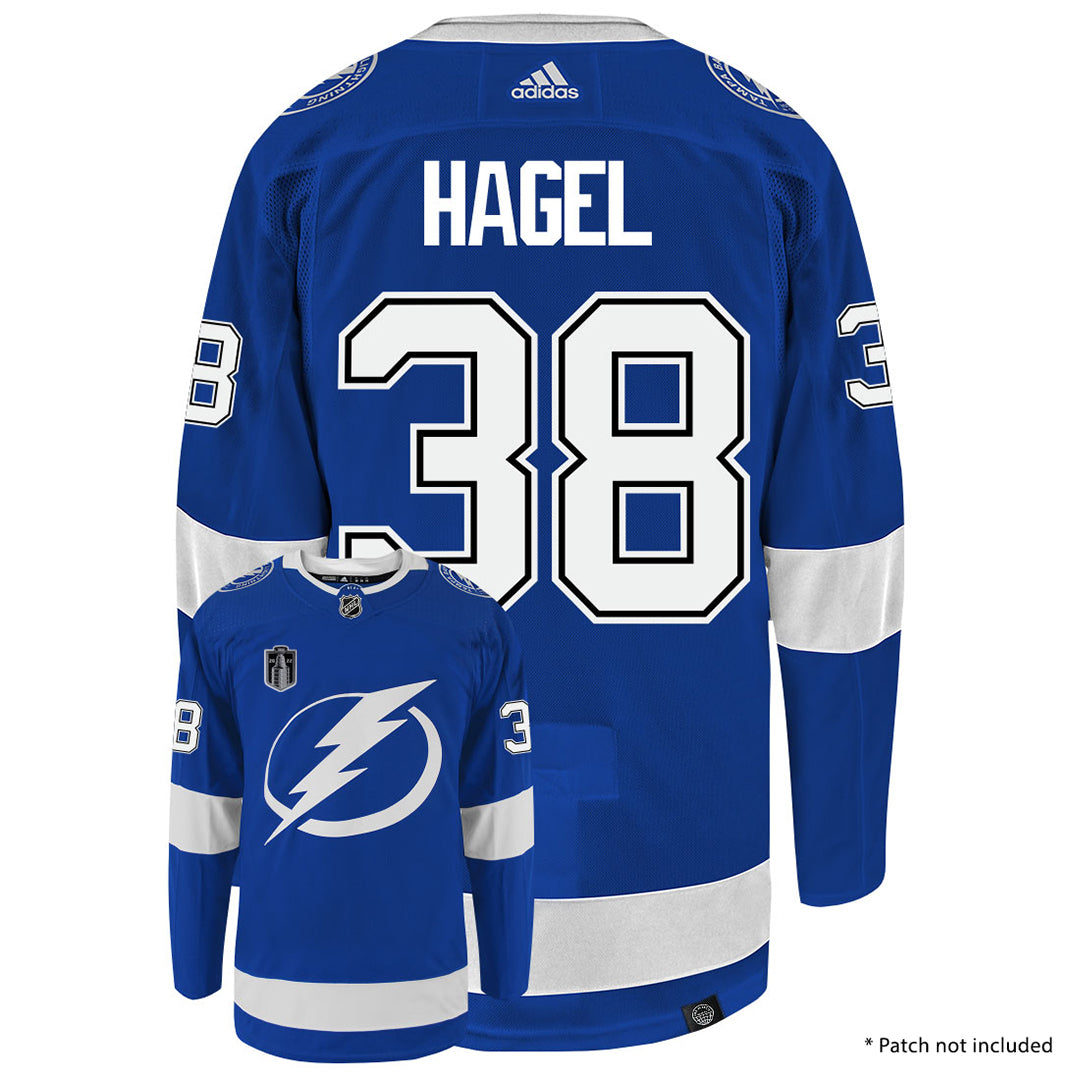 Brandon Hagel Tampa Bay Lightning Adidas Primegreen Authentic NHL Hockey Jersey