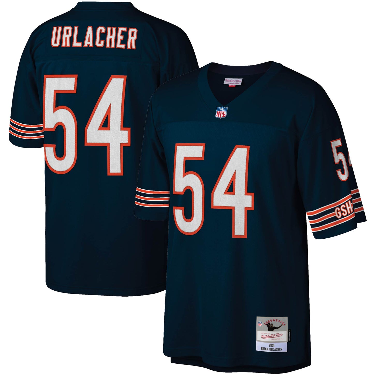 Brian Urlacher Chicago Bears Mitchell & Ness Legacy Replica Jersey - Navy