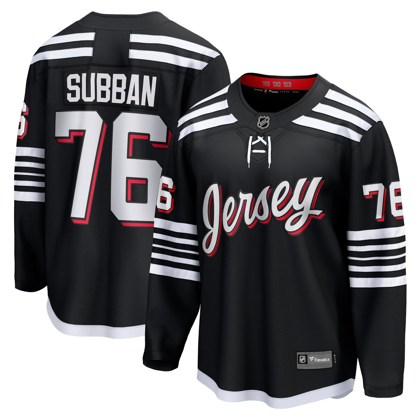P.K. Subban New Jersey Devils Fanatics Branded Alternate Premier Breakaway Player Jersey - Black