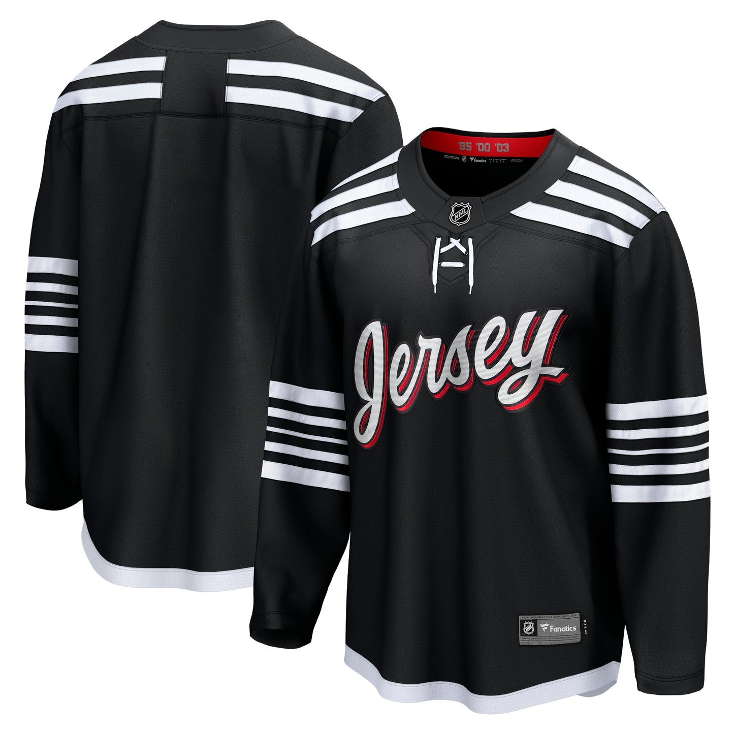 New Jersey Devils Fanatics Branded Alternate Premier Breakaway Team Jersey - Black