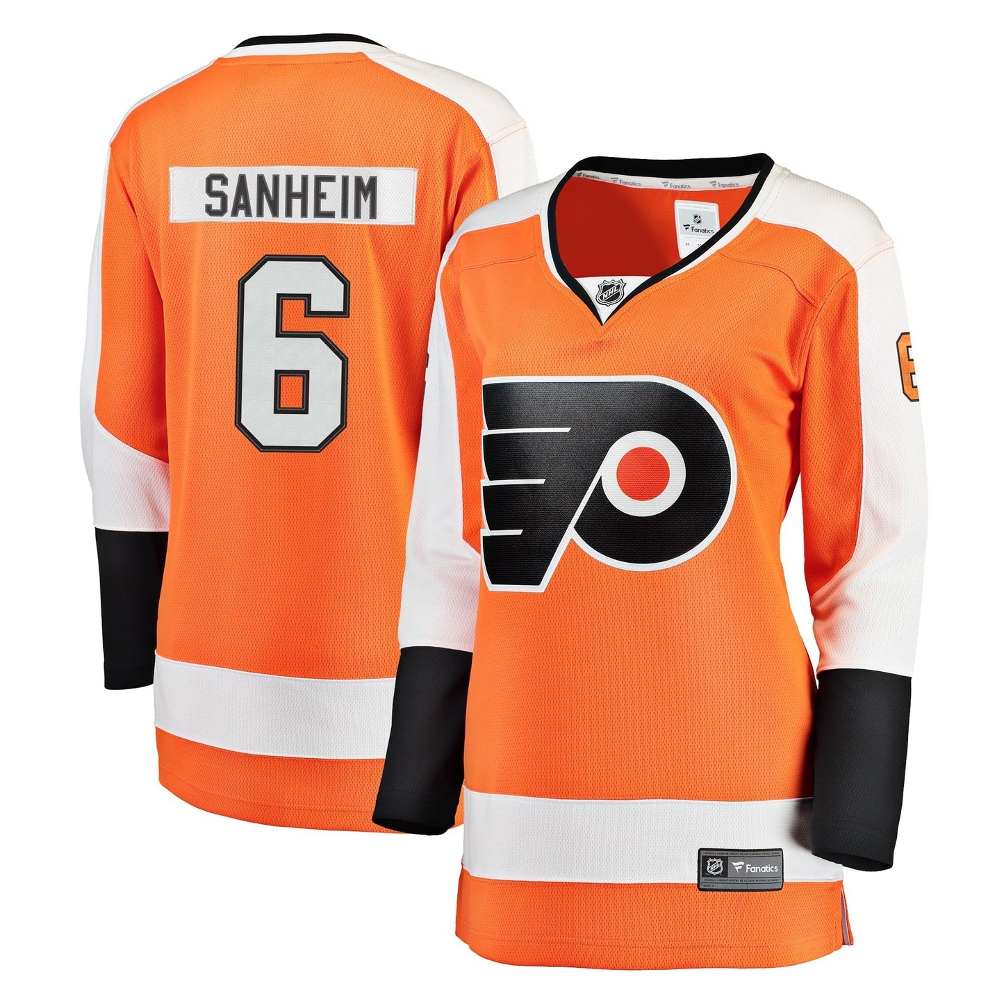 Women's Fanatics Branded Travis Sanheim Orange Philadelphia Flyers Breakaway Jersey