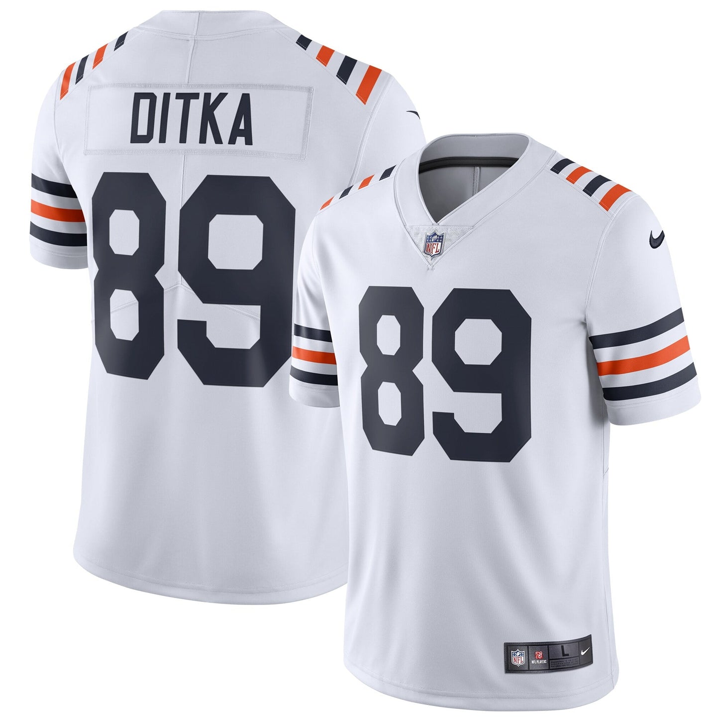 Men's Nike Mike Ditka White Chicago Bears 2019 Alternate Classic Retired Player Limited Jersey