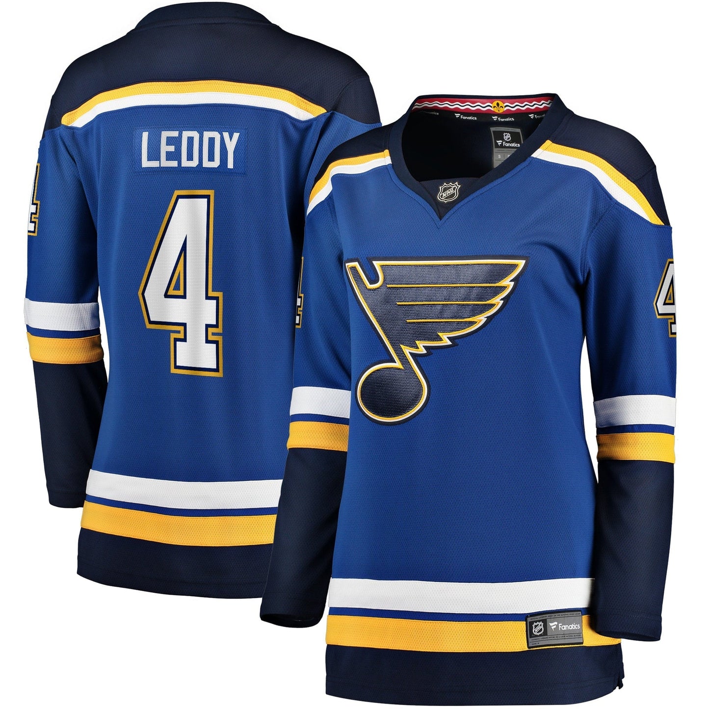 Women's Fanatics Branded Nick Leddy Blue St. Louis Blues Home Breakaway Player Jersey