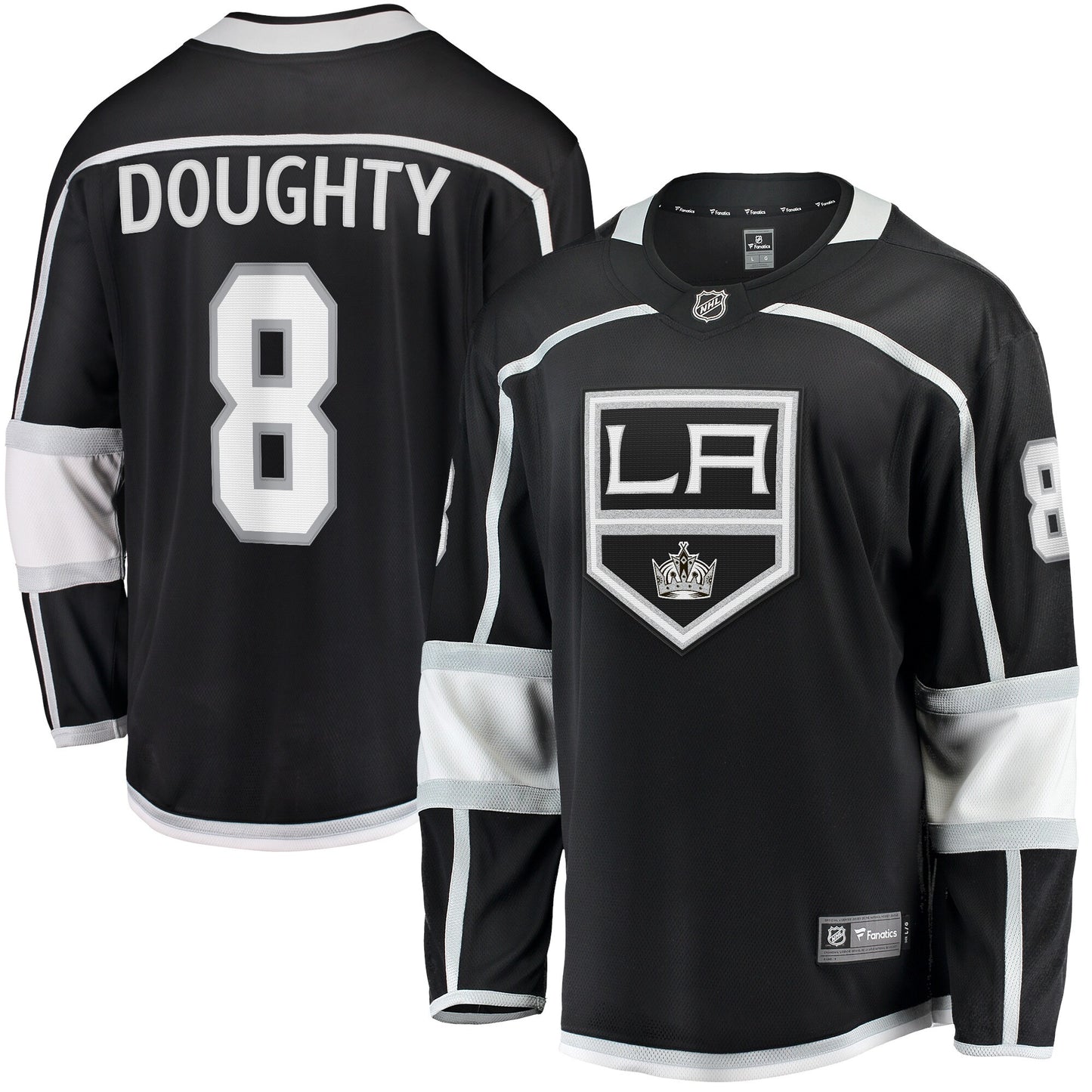 Drew Doughty Los Angeles Kings Fanatics Branded Home Premier Breakaway Player Jersey - Black