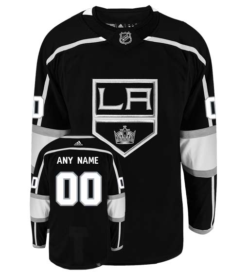 Customizable Los Angeles Kings Adidas Primegreen Authentic NHL Hockey Jersey