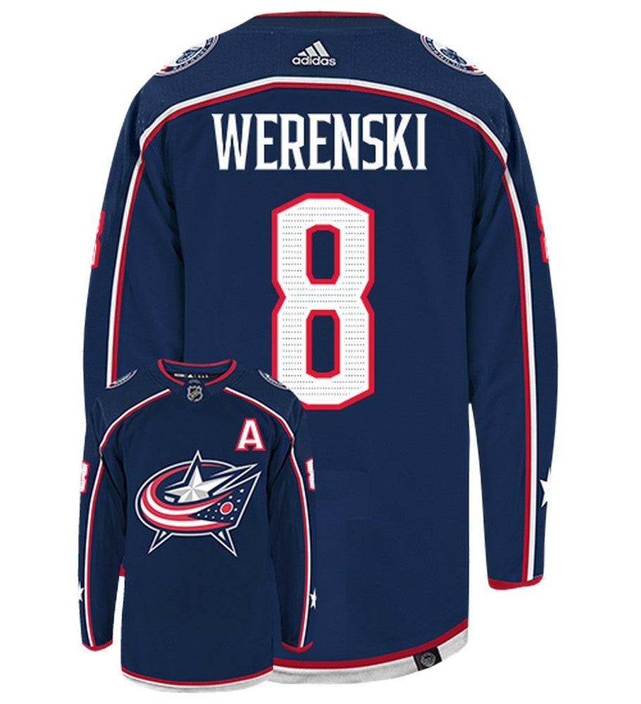 Zach Werenski Columbus Blue Jackets Adidas Primegreen Authentic NHL Hockey Jersey